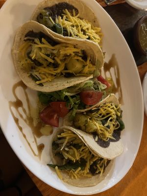 Tacos poblanos  at Le Campane in Oaxaca