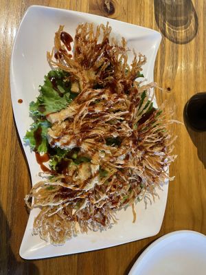 Fried enoki  at Veggie Village in Phoenix