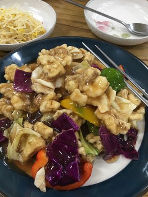 Sweet and sour at Man Na Dotori in Gangreung