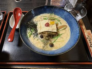 Soy Milk Ramen  at Vegan Ramen Towzen in Kyoto