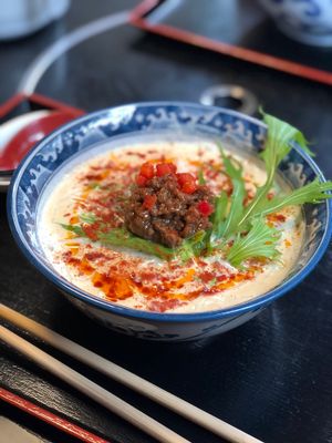 Ramen at Vegan Ramen Towzen in Kyoto