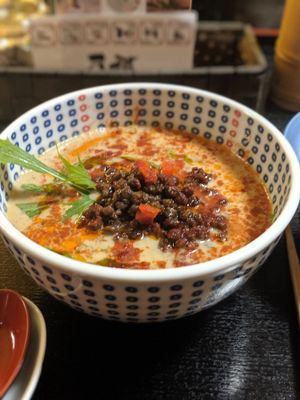 Tantanmen at Vegan Ramen Towzen in Kyoto