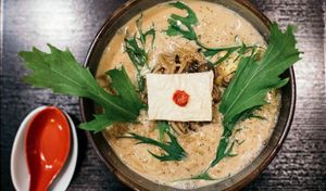 Very creamy 👌🏼 at Vegan Ramen Towzen in Kyoto