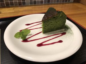 Cake at Vegan Ramen Towzen in Kyoto