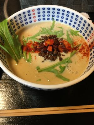 Tan-tan noodle at Vegan Ramen Towzen in Kyoto