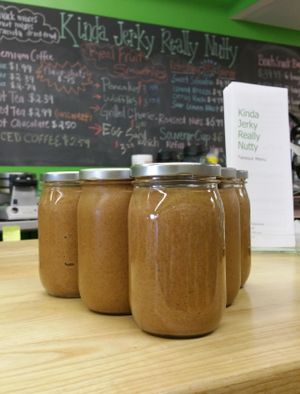 All Natural Almond Spread.  at Kinda Jerky Really Nutty in Ocean City