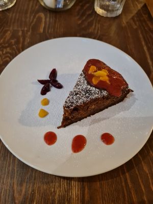 Carot cake vegan at La Quinua in Kagoshima