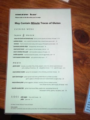  at Mezze Bar in Auckland