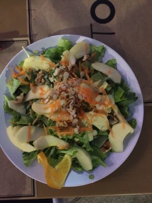 Apple & walnut salad at I Toscani in Qbajjar