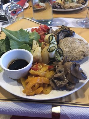 Quinoa Burger ❤️ at I Toscani in Qbajjar