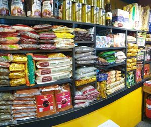small grocery section at Jyoti Restaurant - Nogosan in Seoul