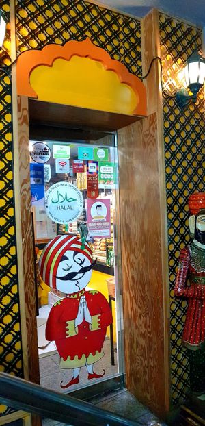 entrance to restaurant at Jyoti Restaurant - Nogosan in Seoul