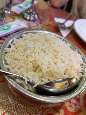 The basmati rice  at Jyoti Restaurant - Nogosan in Seoul