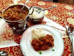 chana masala at Jyoti Restaurant - Nogosan in Seoul