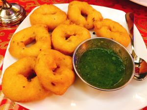 Vada fried at Jyoti Restaurant - Nogosan in Seoul