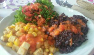 burrito bowl  at Yoga House & Spa in Koh Samui