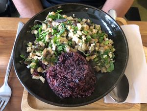 Tofu larp  at Coco&Co in Vientiane