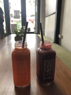 Fresh juice  at Coco&Co in Vientiane