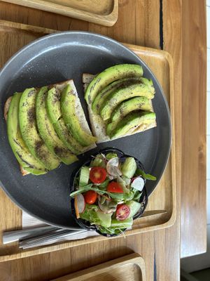 Avocado toast  at Coco&Co in Vientiane