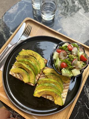 Avocado toast  at Coco&Co in Vientiane