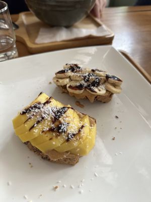 Nut butter gf toast  at Coco&Co in Vientiane