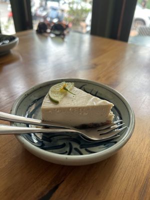 Lime cheesecake  at Coco&Co in Vientiane