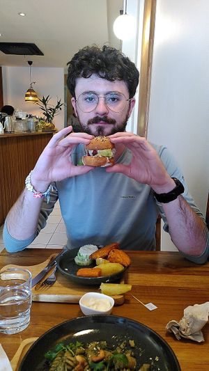 Despite what my girlfriend tells me, sometimes size does matter. at Coco&Co in Vientiane