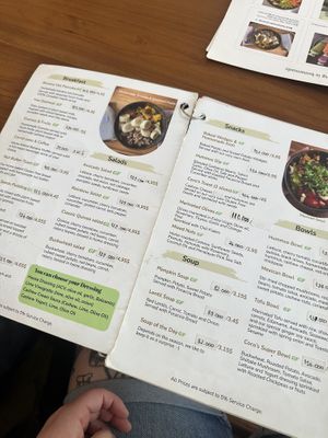 Menu   at Coco&Co in Vientiane