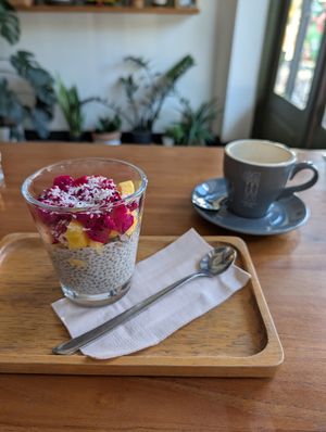 Chia pudding at Coco&Co in Vientiane