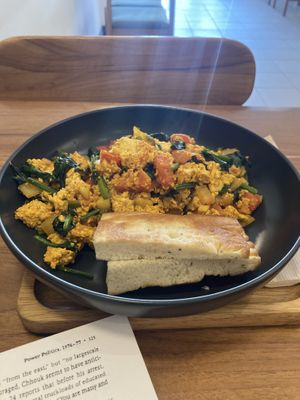 Tofu scramblee  at Coco & Co in Vientiane