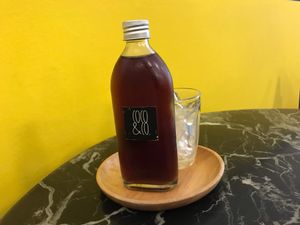 Cold brew from Laotian beans. Not from the menu. at Coco&Co in Vientiane