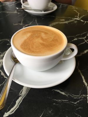 Almond Latte at Coco&Co in Vientiane