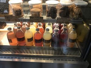 Kombucha and cookies. at Coco&Co in Vientiane