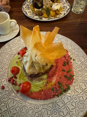 Sakiewka z kozim serem at Shuk in Warsaw