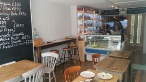 Inside at Cafe Gratitude in Hastings