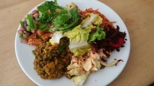Chard Dhal at Cafe Gratitude in Hastings