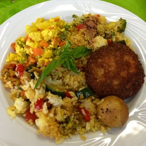 vegan selection at Vegan Fresh in Madrid