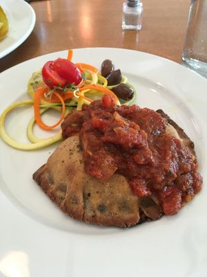Italian mushroom pocket at Vibrance in Albuquerque