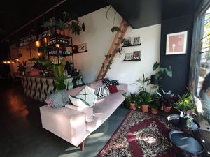 Inside at Hummus in Delft