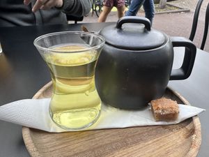 Verbena Tea  at Hummus in Delft