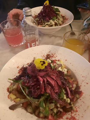 Vegan kapsalon at Hummus in Delft