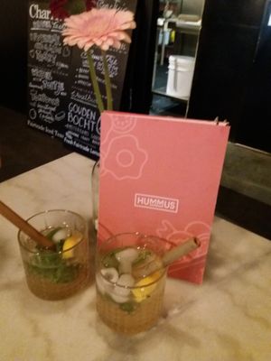 Lemonade at Hummus in Delft