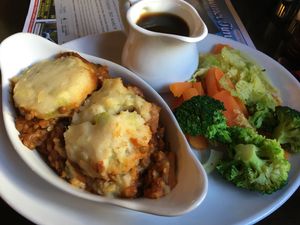 Vegan Shepherds Pie  at The Foundry Arms in Northrepps