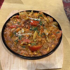 Vegetable bhuna  at Salaam Namaste in Ostrava