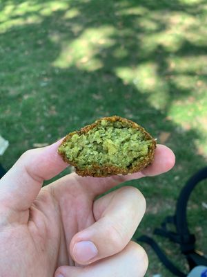 Got a few extra falefels  at Jerusalem Falafel - Food Stall in London