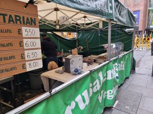 Stall at Jerusalem Falafel - Food Stall in London