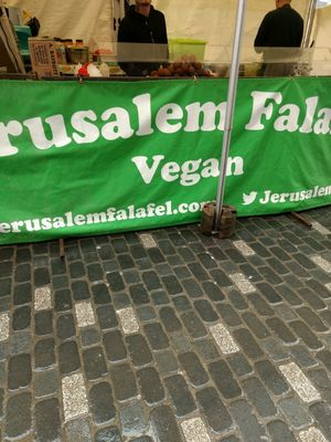 vegan at Jerusalem Falafel - Food Stall in London