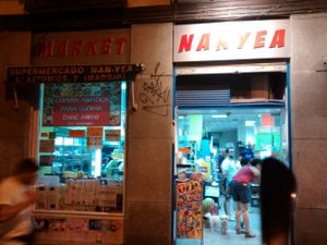 Nan-yea Asian market at Nan-yea Market in Madrid