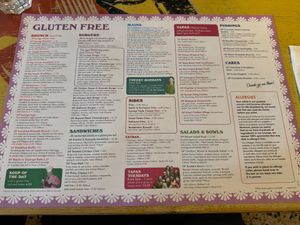 Menu - GLUTEN FREE at Lounges - Nautico Lounge in Weymouth