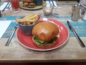 Great burger at Lounges - Nautico Lounge in Weymouth